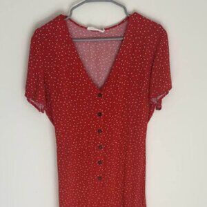 Red Polka Dot Romper